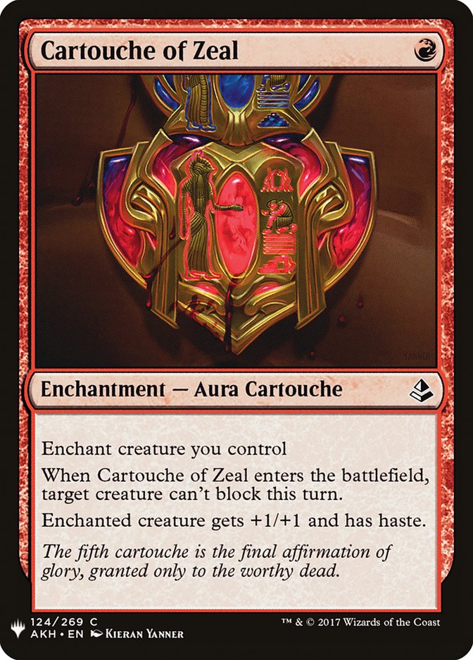 Cartouche of Zeal [The List] (AKH-124)