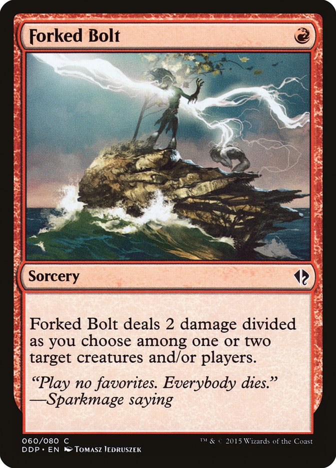 Forked Bolt [Duel Decks: Zendikar vs. Eldrazi] (60)
