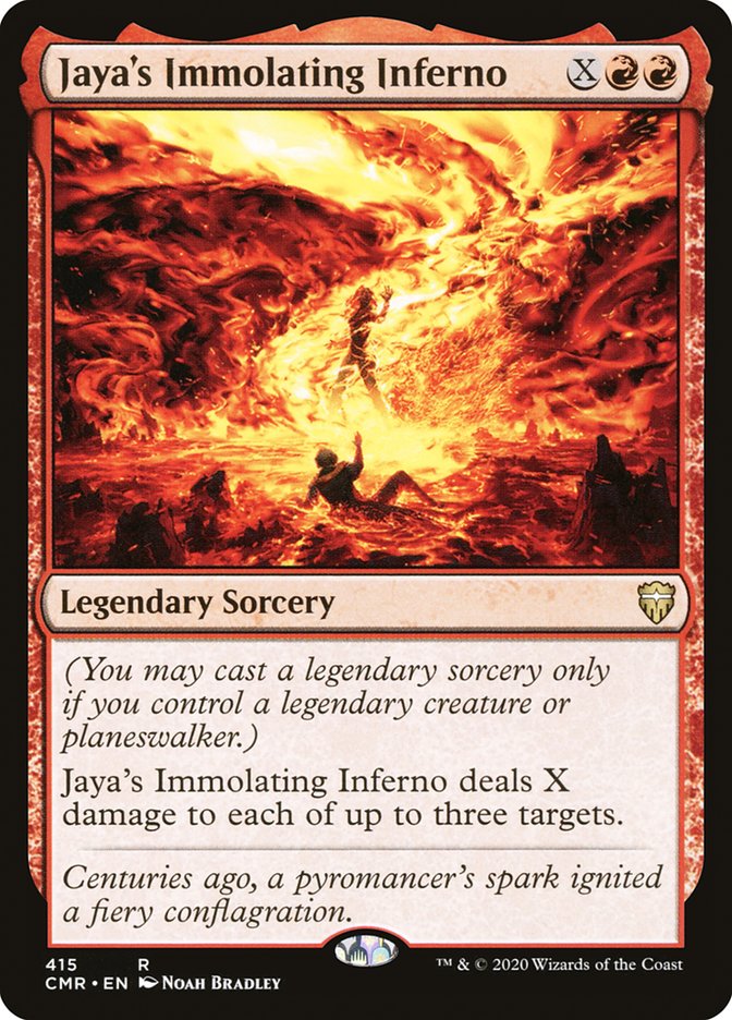 Jaya's Immolating Inferno [Commander Legends] (415)