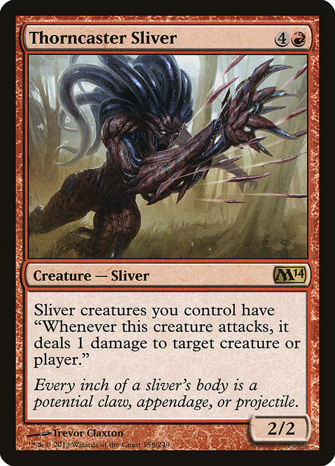 Thorncaster Sliver [Magic 2014] (158)