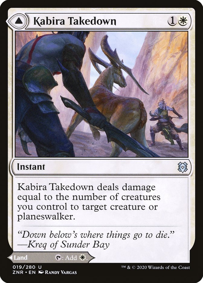 Kabira Takedown // Kabira Plateau [Zendikar Rising] (19)