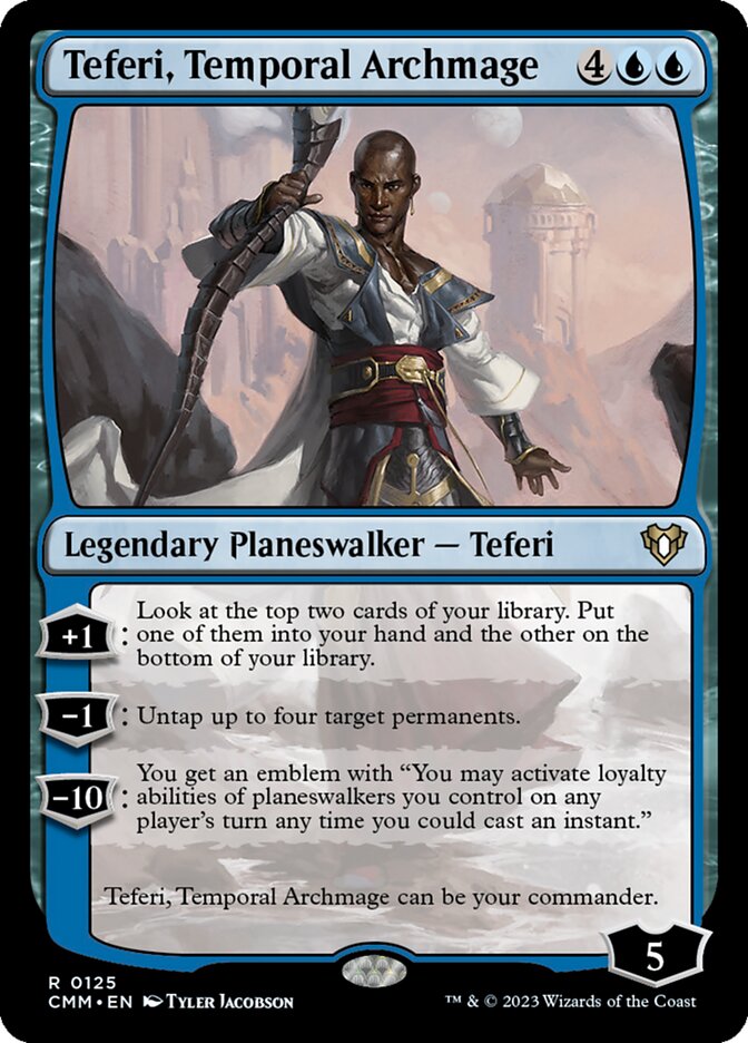 Teferi, Temporal Archmage [Commander Masters] (125)
