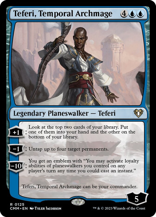 Teferi, Temporal Archmage [Commander Masters] (125)