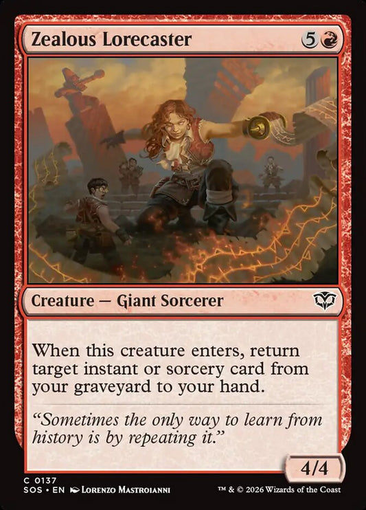 Zealous Lorecaster [Secrets of Strixhaven] (137)