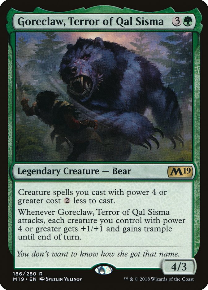 Goreclaw, Terror of Qal Sisma [Core Set 2019] (186)