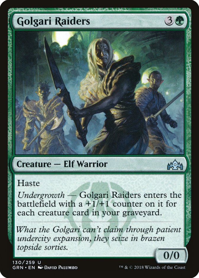 Golgari Raiders [Guilds of Ravnica] (130)
