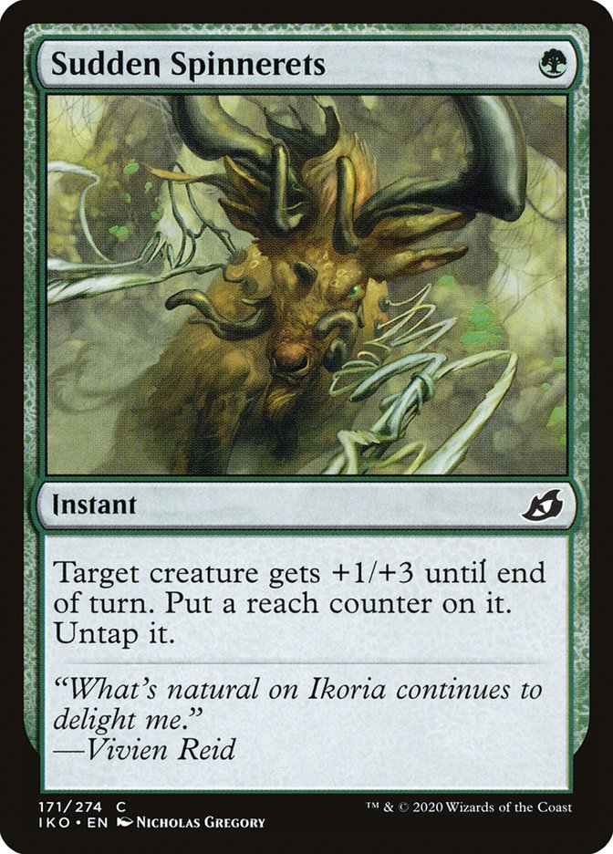 Sudden Spinnerets [Ikoria: Lair of Behemoths] (171)