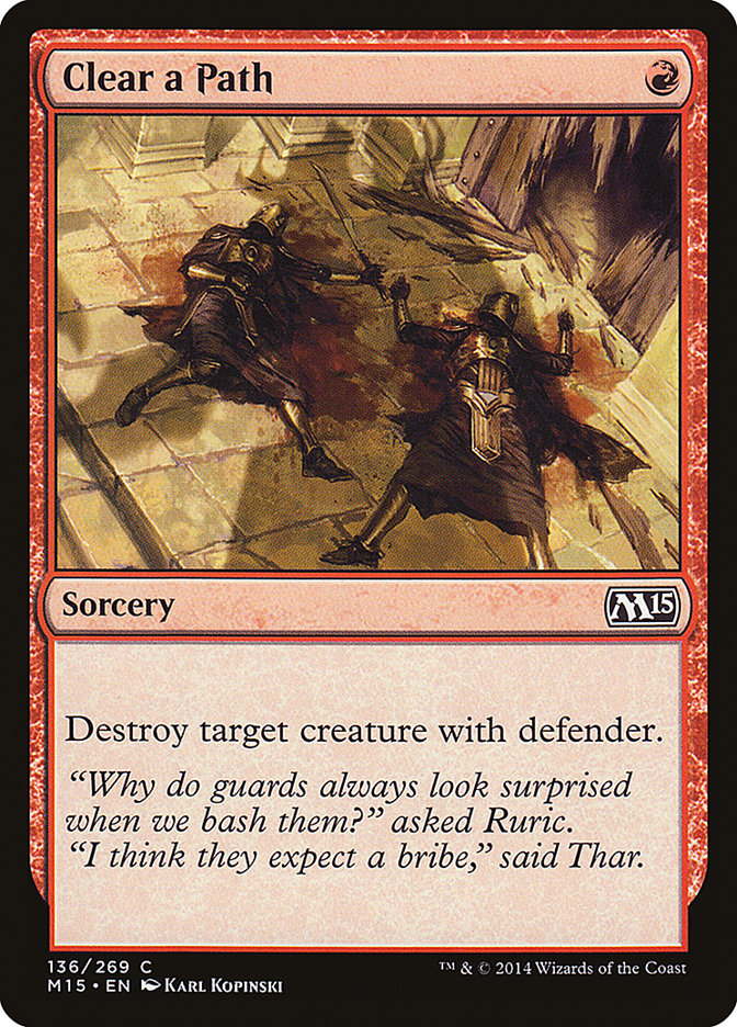 Clear a Path [Magic 2015] (136)