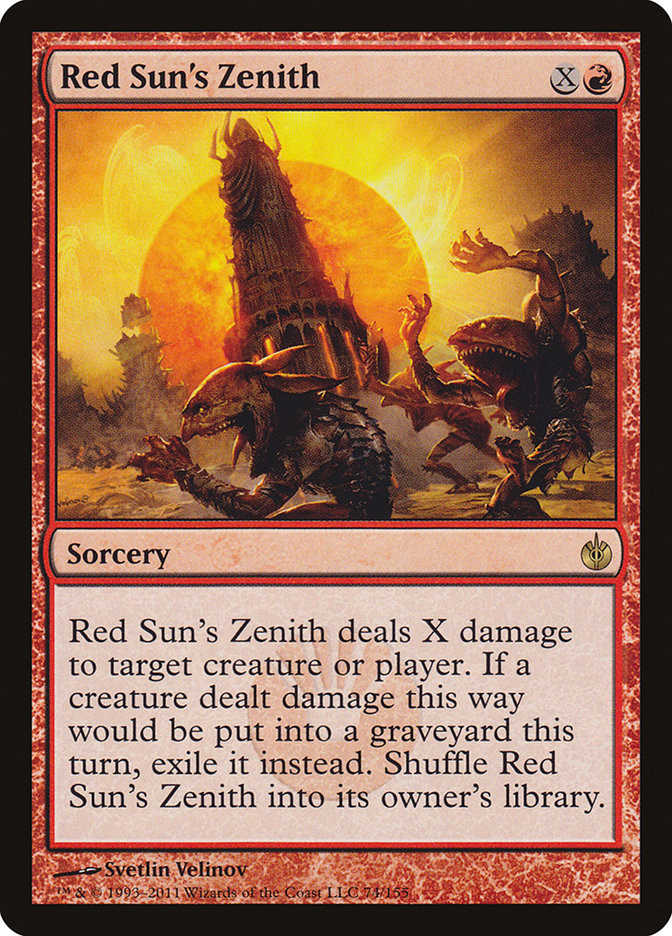Red Sun's Zenith [Mirrodin Besieged] (74)