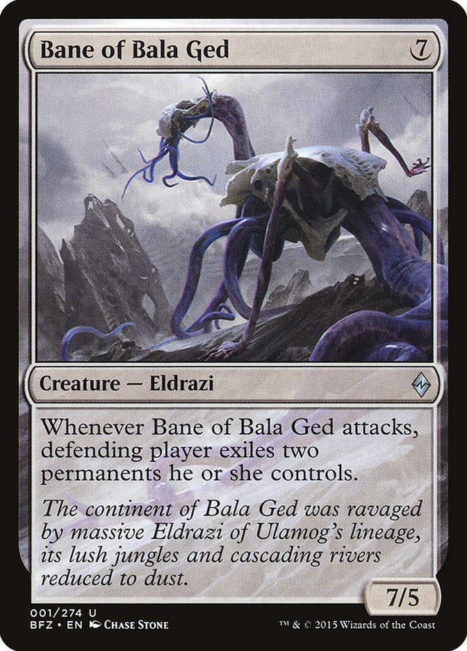 Bane of Bala Ged [Battle for Zendikar] (1)