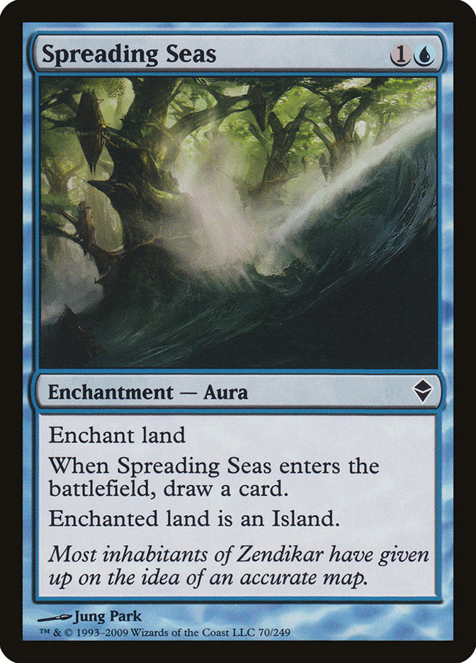Spreading Seas [Zendikar] (70)