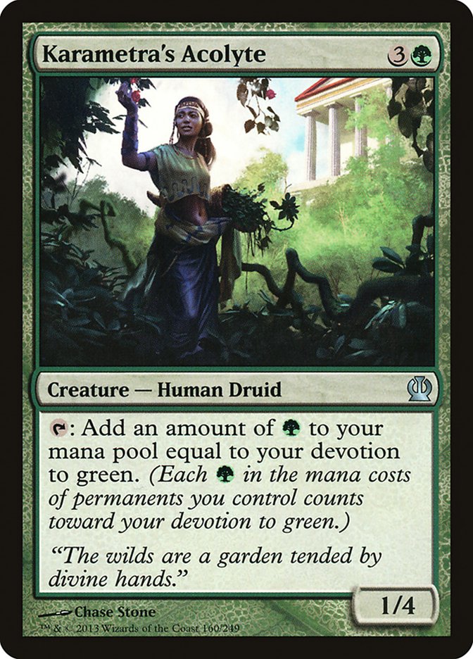 Karametra's Acolyte [Theros] (160)