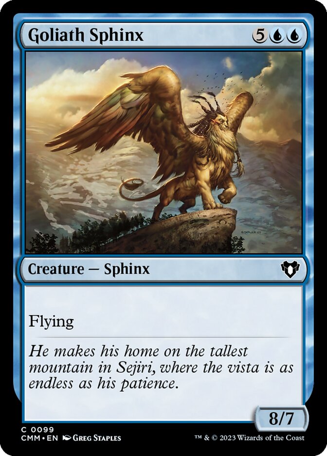 Goliath Sphinx [Commander Masters] (99)