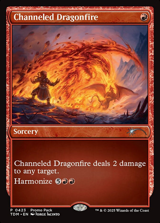 Channeled Dragonfire [Tarkir: Dragonstorm] (423)