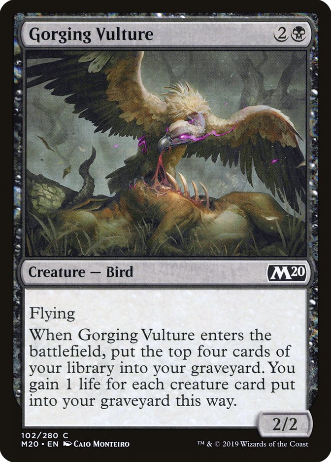 Gorging Vulture [Core Set 2020] (102)