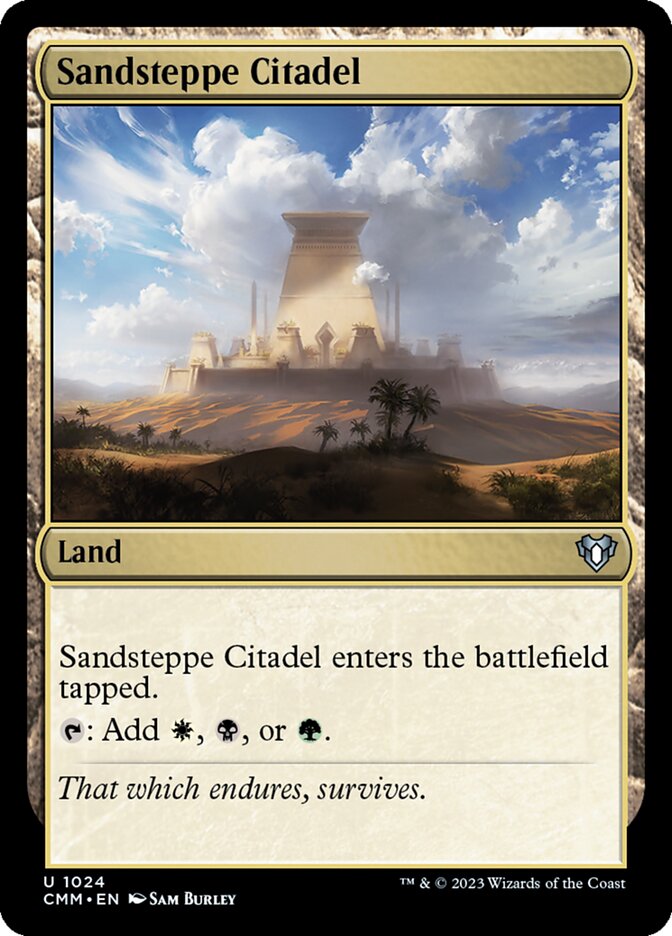 Sandsteppe Citadel [Commander Masters] (1024)