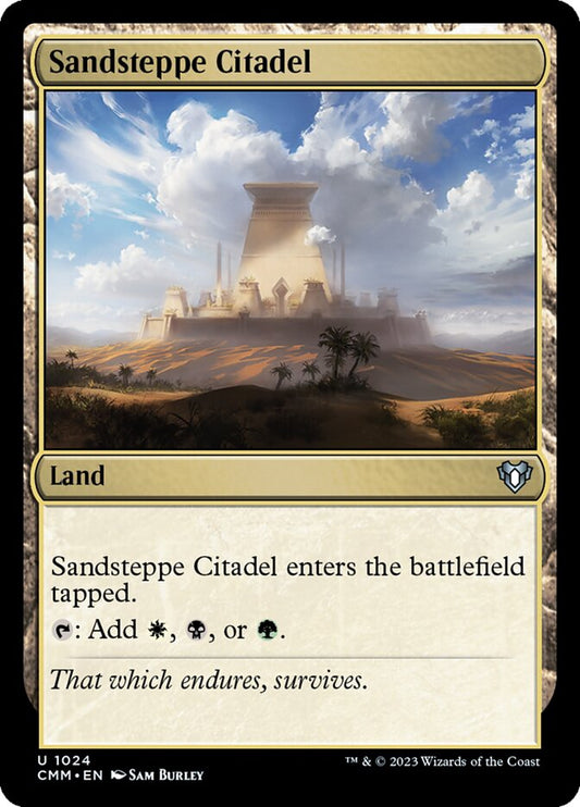 Sandsteppe Citadel [Commander Masters] (1024)