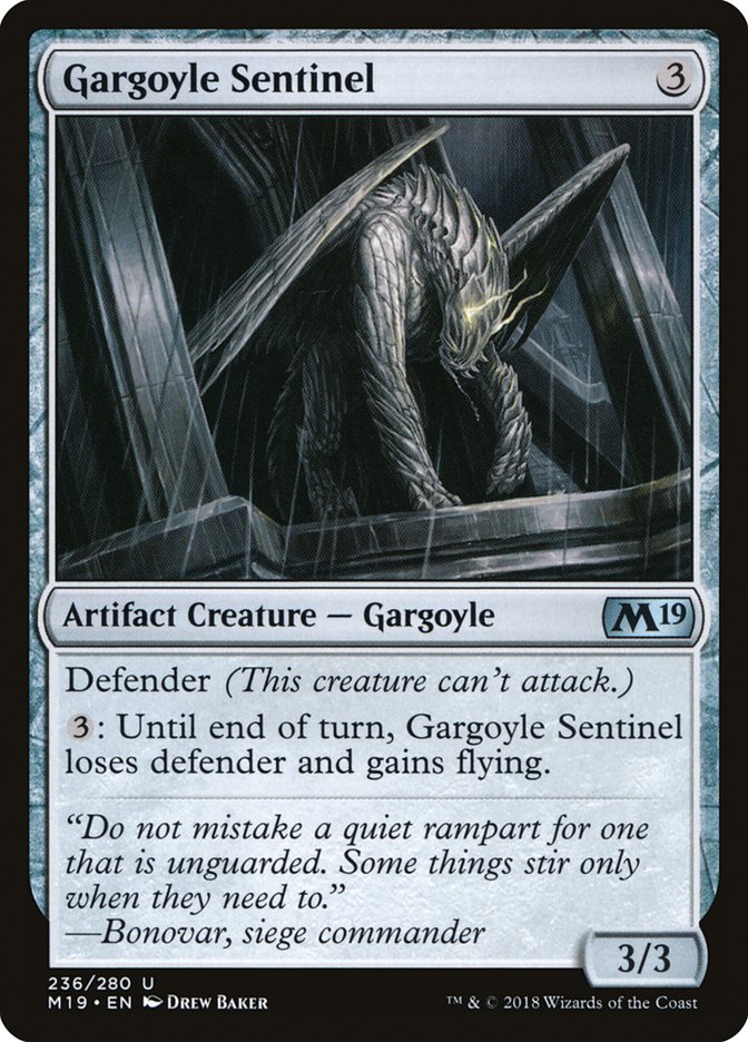Gargoyle Sentinel [Core Set 2019] (236)