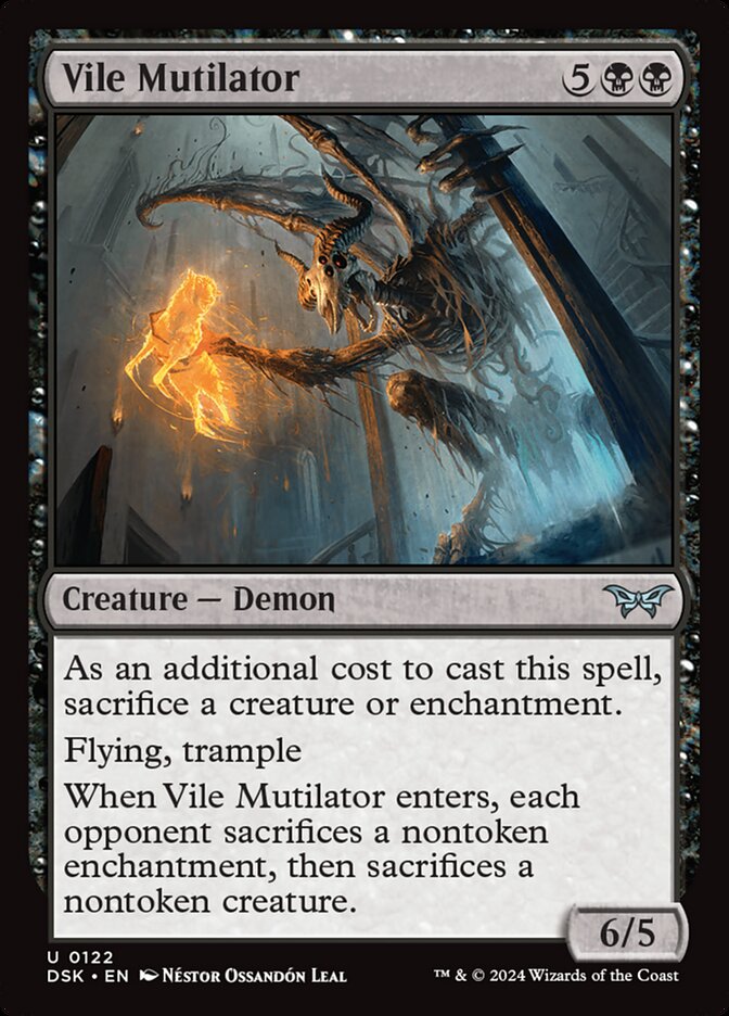 Vile Mutilator [Duskmourn: House of Horror] (122)