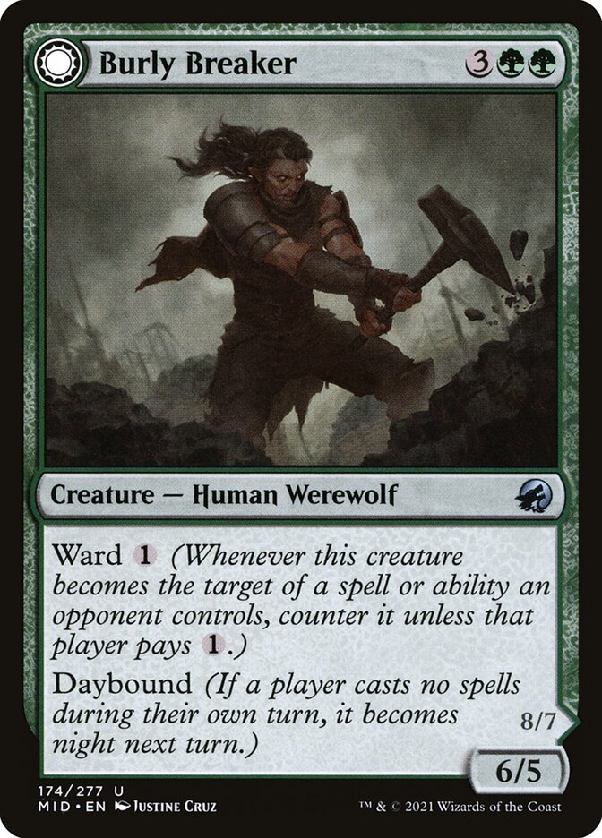 Burly Breaker [Innistrad: Midnight Hunt] (174)