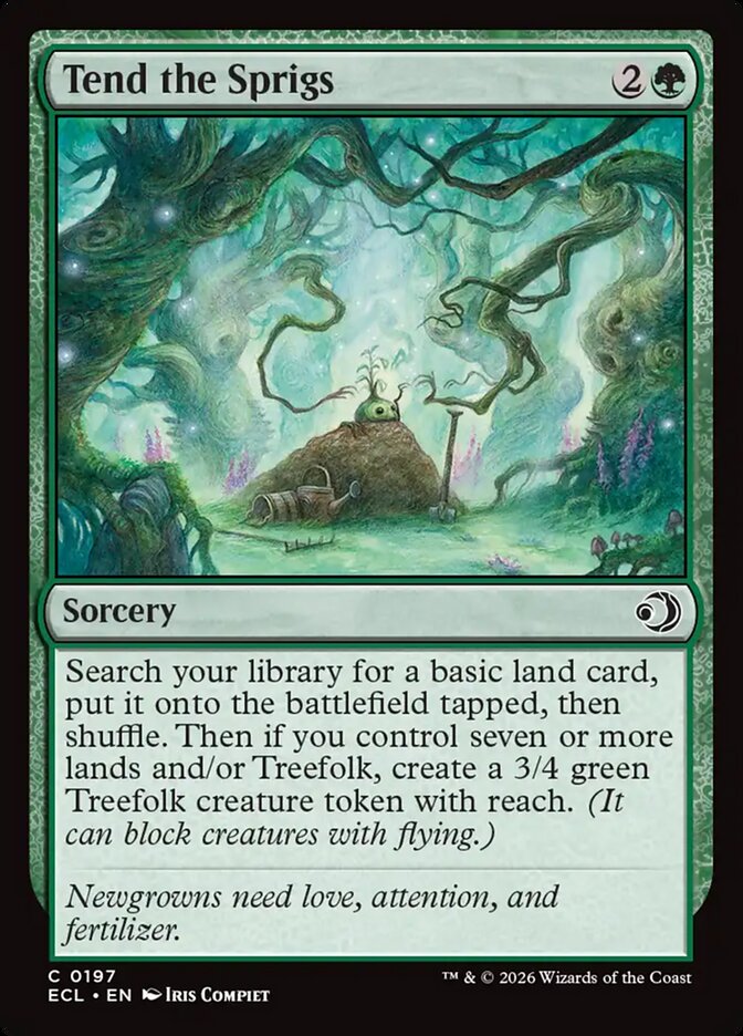 Tend the Sprigs [Lorwyn Eclipsed] (197)