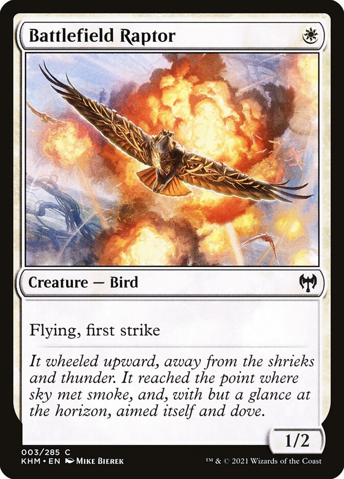 Battlefield Raptor [Kaldheim] (3)