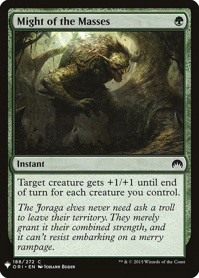 Might of the Masses [The List] (ORI-188)