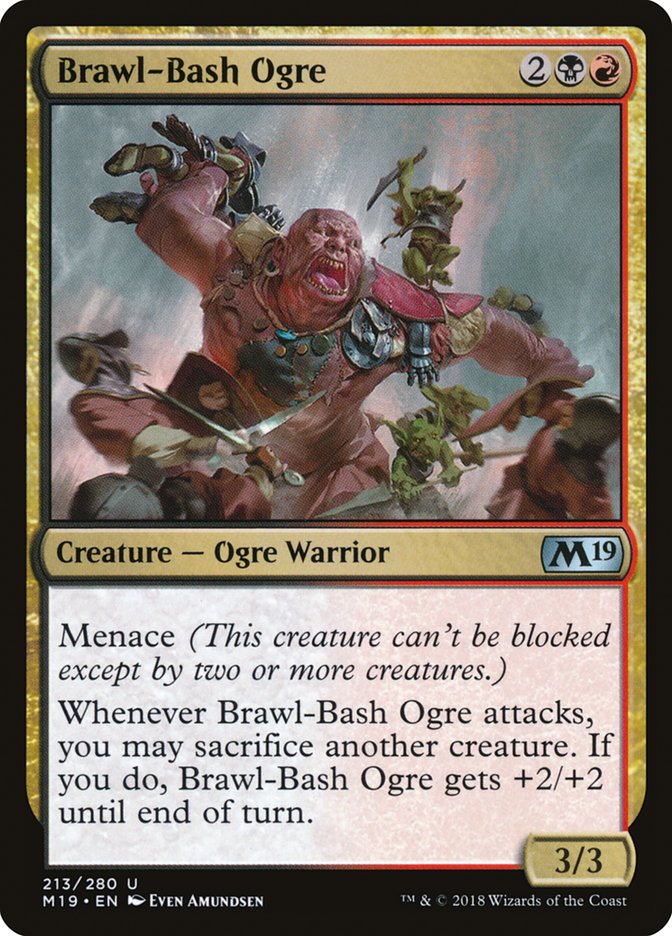 Brawl-Bash Ogre [Core Set 2019] (213)