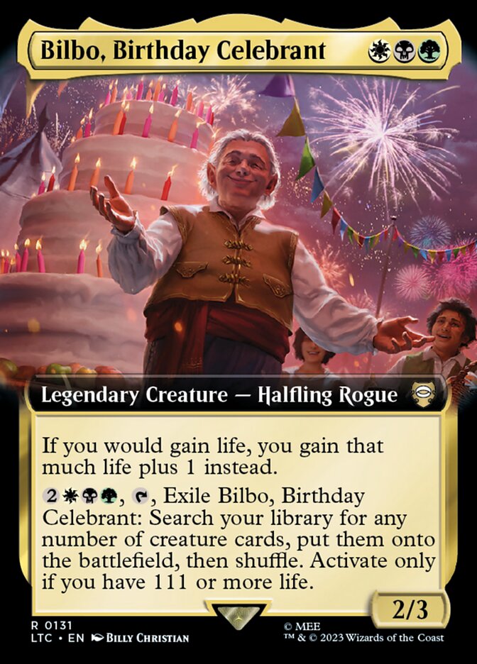 Bilbo, Birthday Celebrant [Tales of Middle-earth Commander] (131)