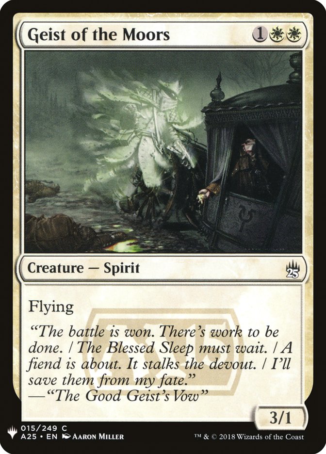 Geist of the Moors [The List] (A25-15)
