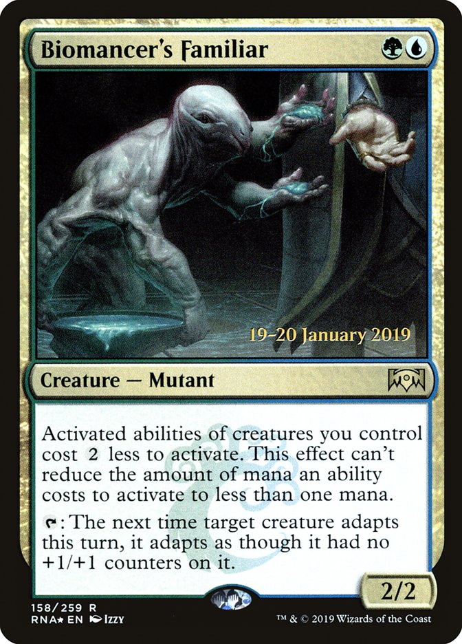 Biomancer's Familiar [Ravnica Allegiance Promos] (158s)