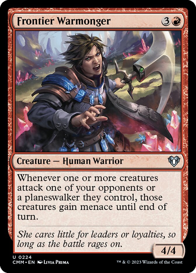 Frontier Warmonger [Commander Masters] (224)
