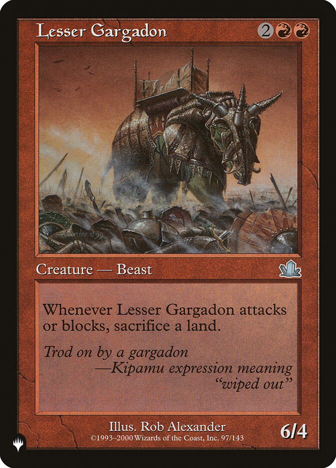 Lesser Gargadon [The List] (PCY-97)