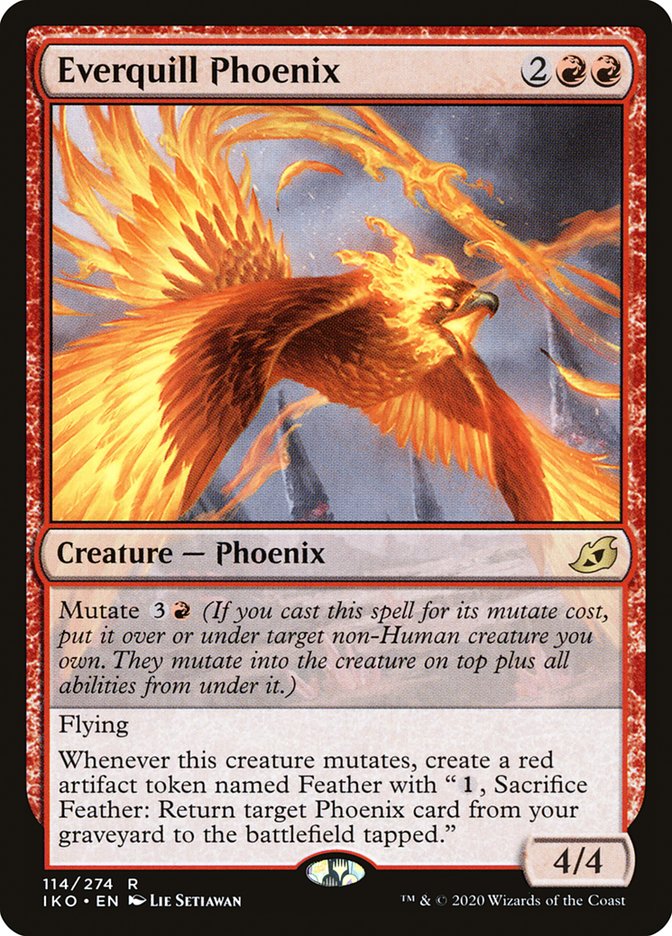 Everquill Phoenix [Ikoria: Lair of Behemoths] (114)