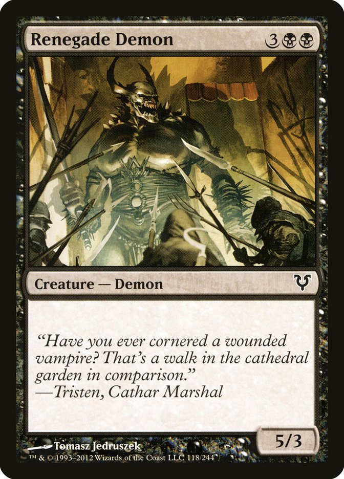 Renegade Demon [Avacyn Restored] (118)