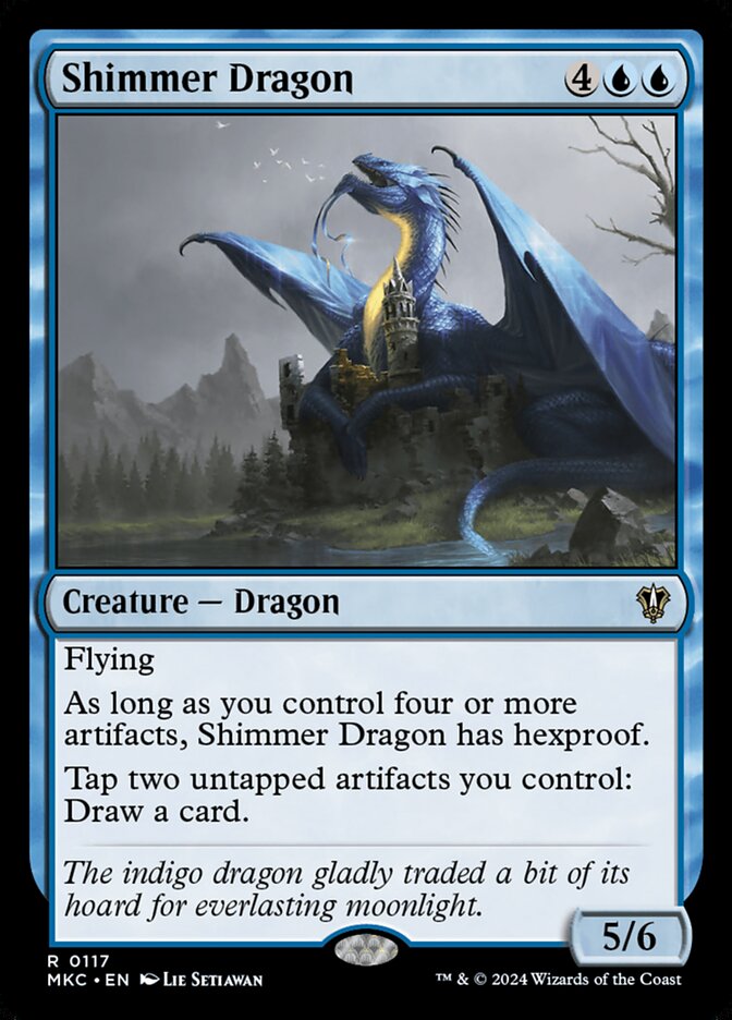 Shimmer Dragon [Murders at Karlov Manor Commander] (117)