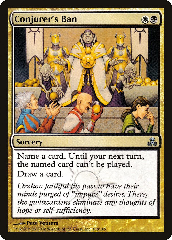 Conjurer's Ban [Guildpact] (108)