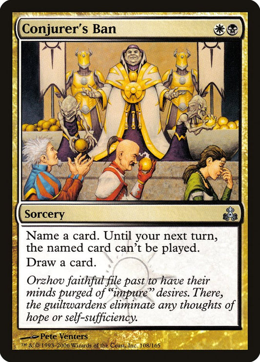 Conjurer's Ban [Guildpact] (108)
