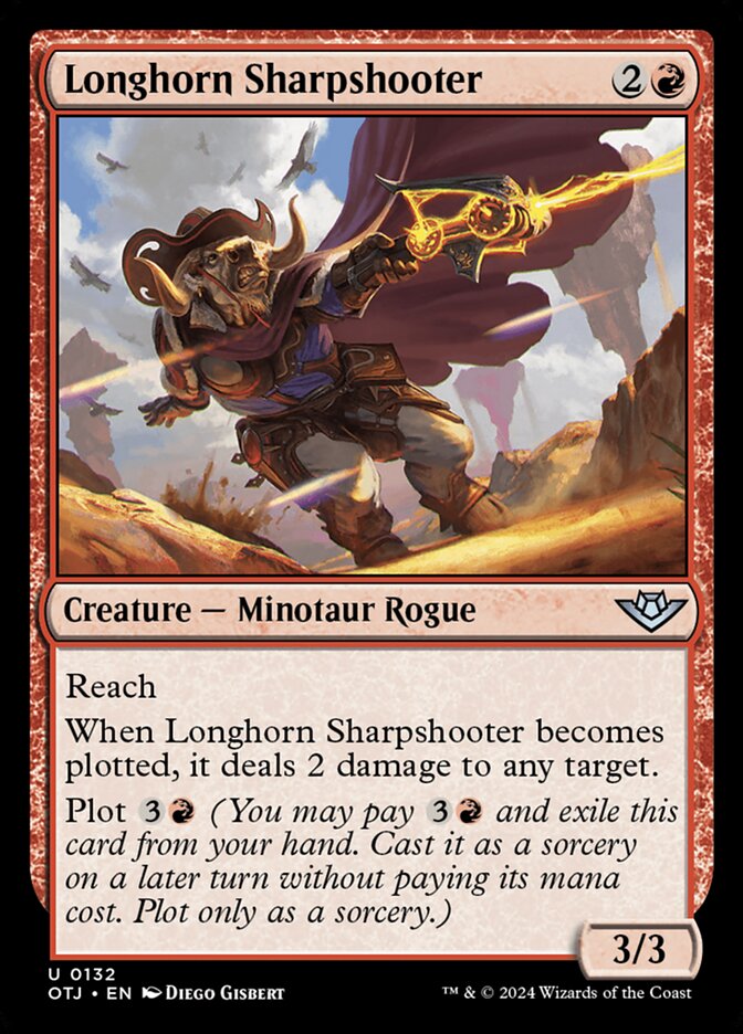 Longhorn Sharpshooter [Outlaws of Thunder Junction] (132)