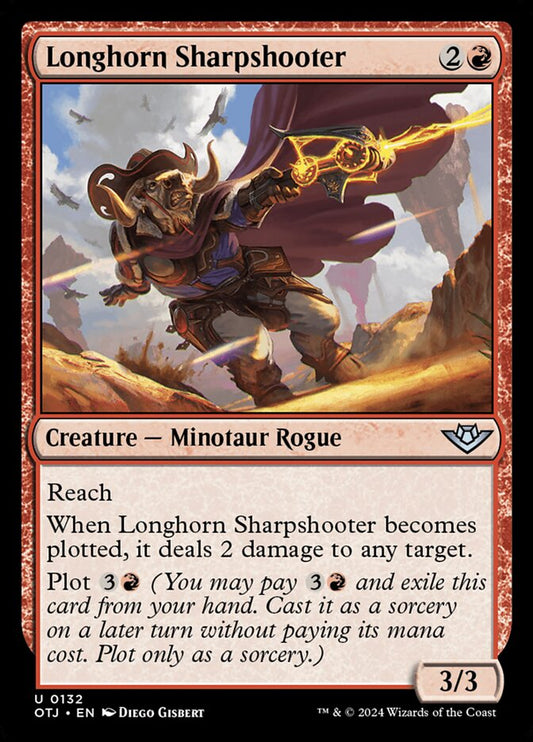 Longhorn Sharpshooter [Outlaws of Thunder Junction] (132)