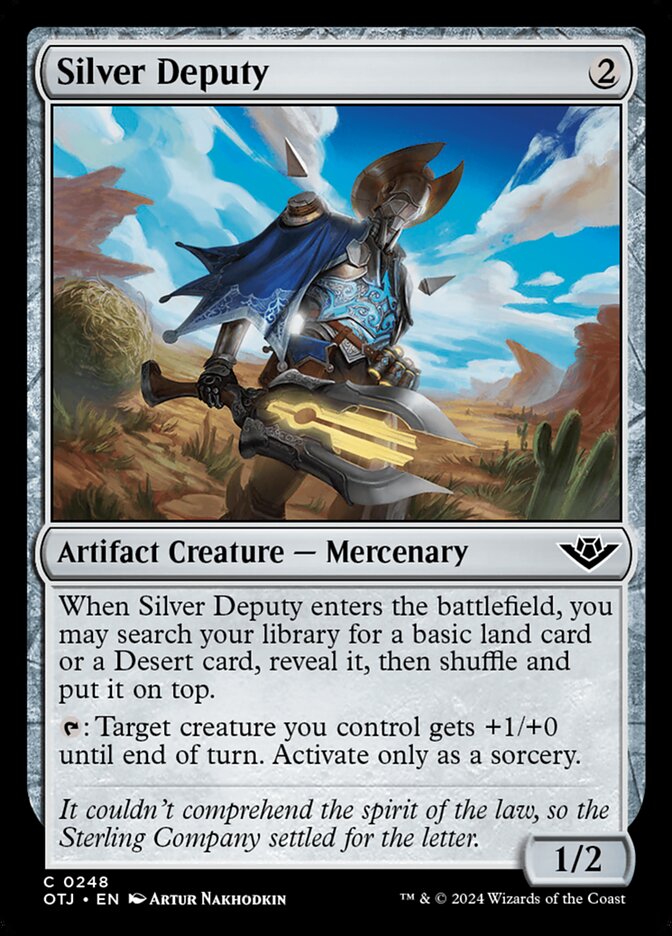 Silver Deputy [Outlaws of Thunder Junction] (248)