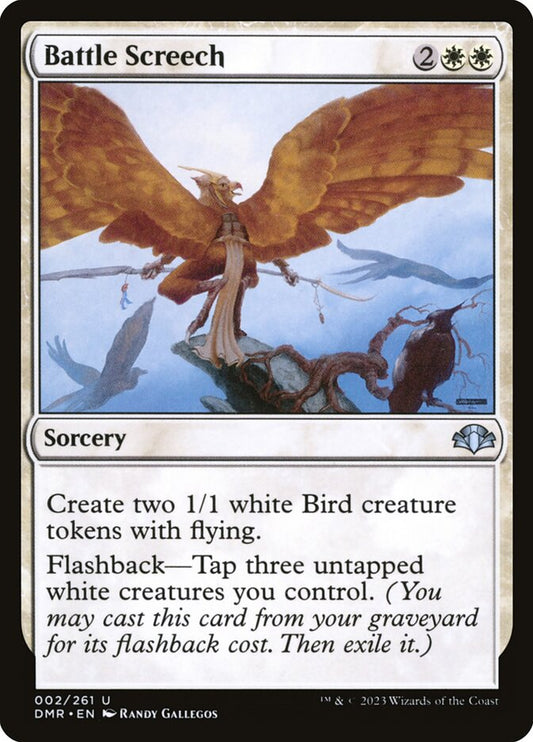 Battle Screech [Dominaria Remastered] (2)