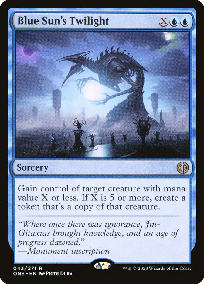 Blue Sun's Twilight [Phyrexia: All Will Be One] (43)