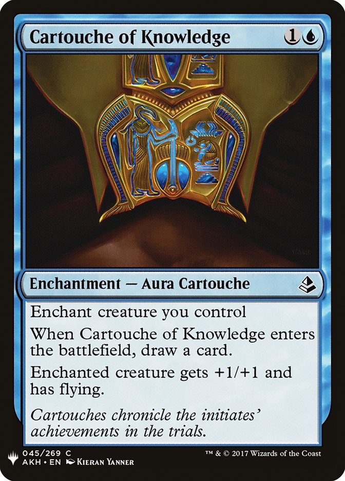 Cartouche of Knowledge [The List] (AKH-45)