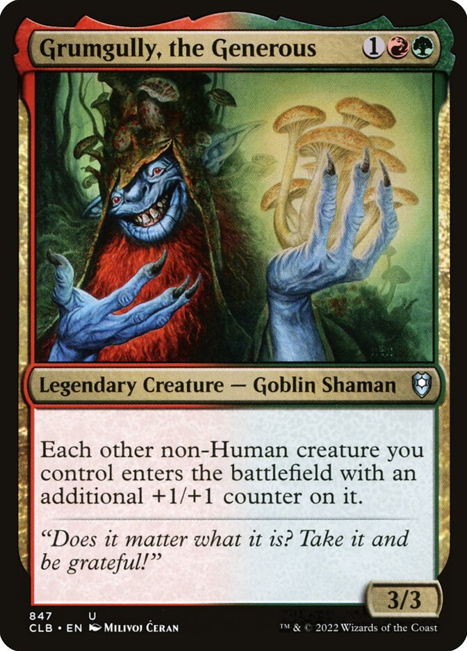 Grumgully, the Generous [Commander Legends: Battle for Baldur's Gate] (847)