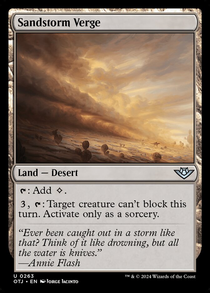 Sandstorm Verge [Outlaws of Thunder Junction] (263)