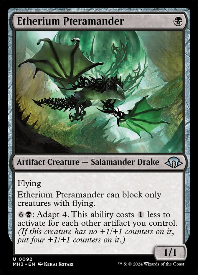 Etherium Pteramander [Modern Horizons 3] (92)