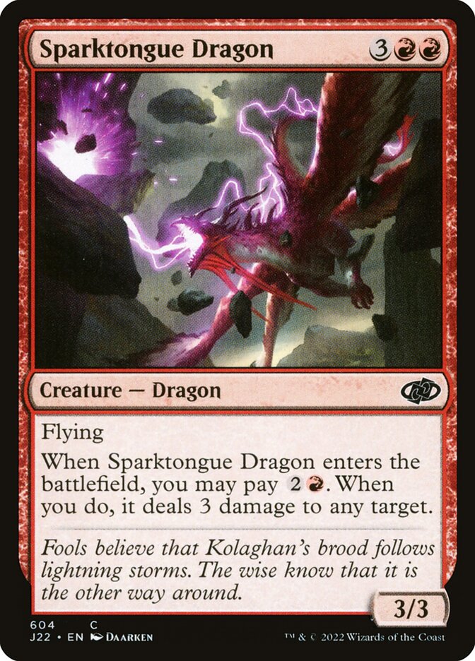 Sparktongue Dragon [Jumpstart 2022] (604)