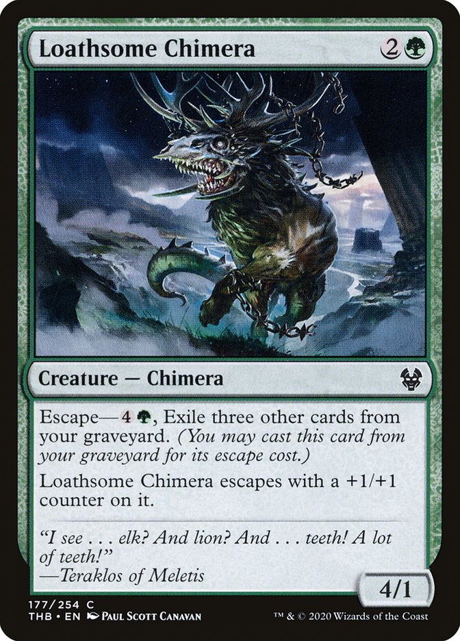 Loathsome Chimera [Theros Beyond Death] (177)