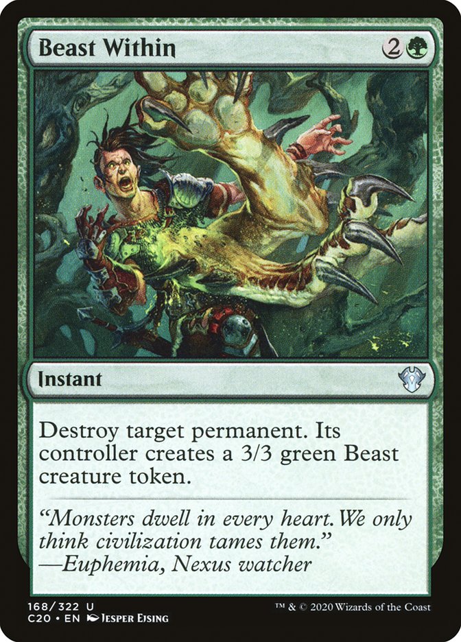 Beast Within [Commander 2020] (168)